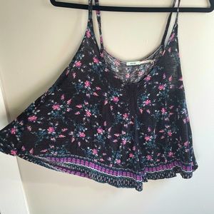 Kimchi blue Floral flowy loose tank top